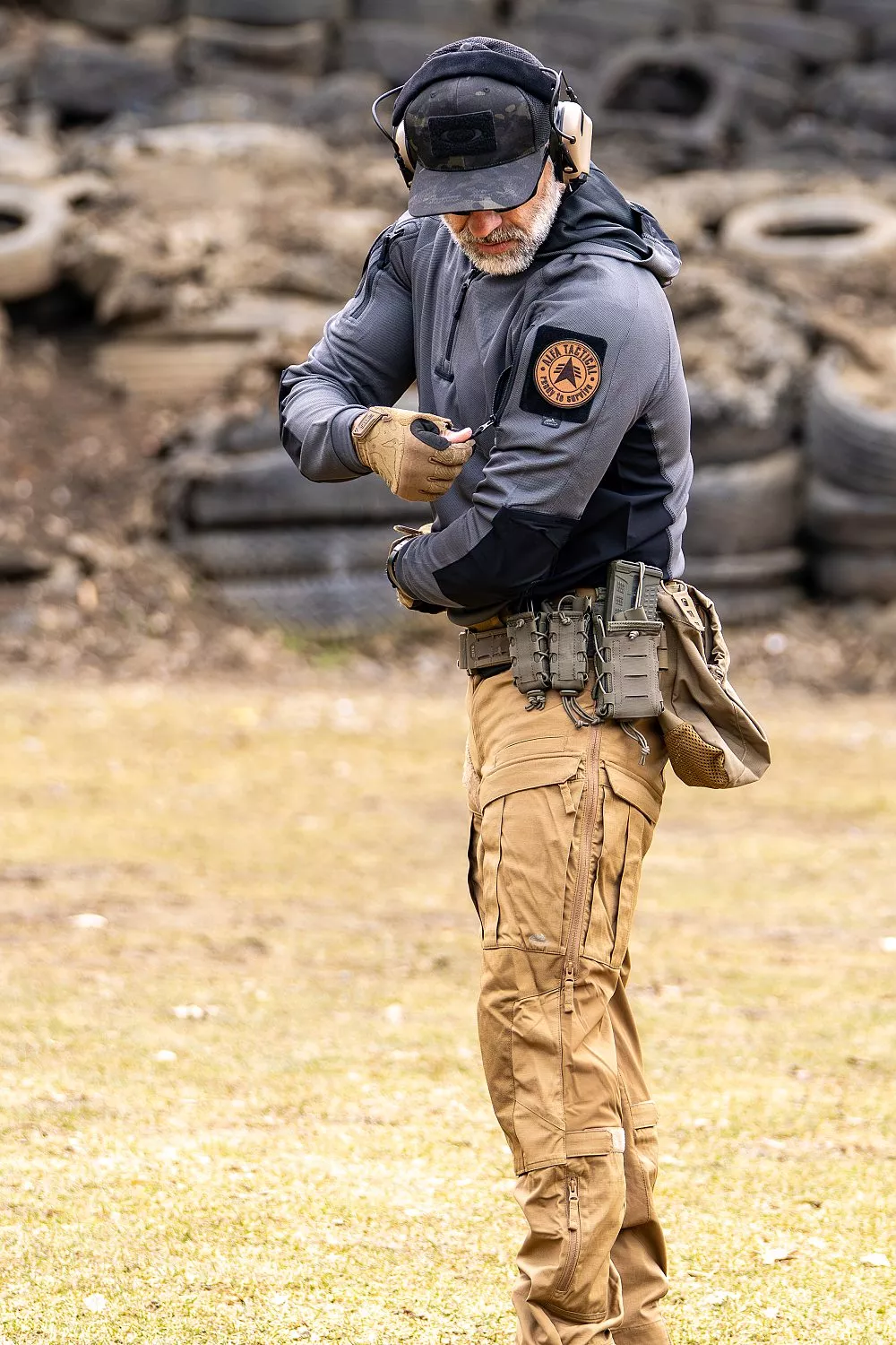 Taktická mikina na střelnici Helikon Range Hoodie 