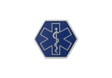 Nášivka JTG Paramedic Hexagon, Modrá
